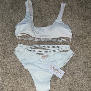 Bahimi White Bikini Set